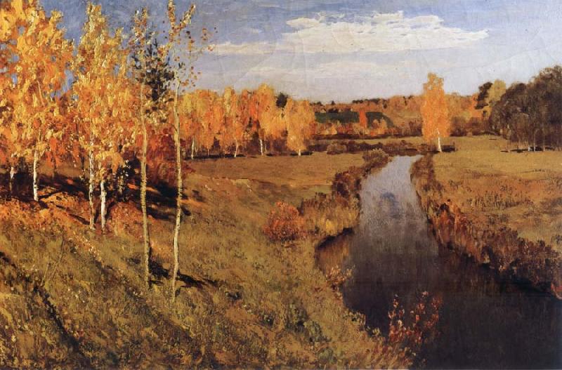 Levitan, Isaak Golden Autumn France oil painting art